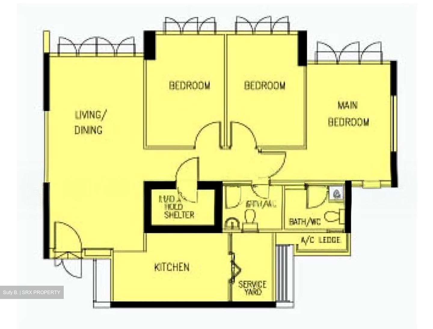 Blk 463C Sembawang Riverlodge (Sembawang), HDB 4 Rooms #560083201